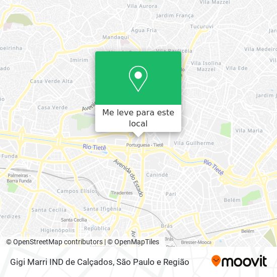 Gigi Marri IND de Calçados mapa