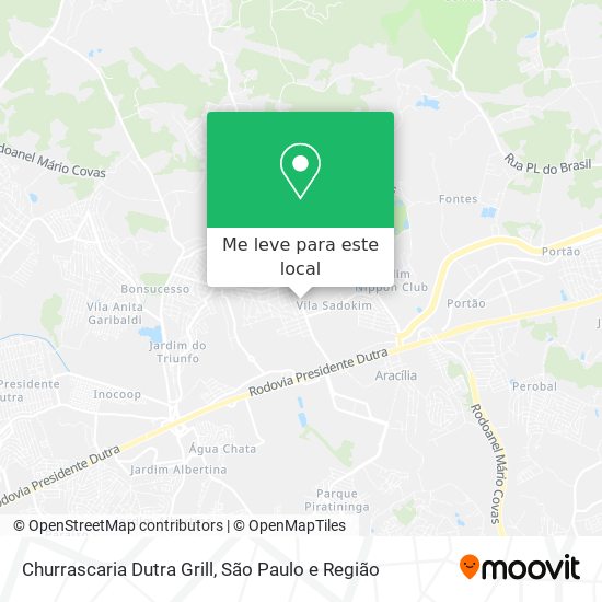 Churrascaria Dutra Grill mapa