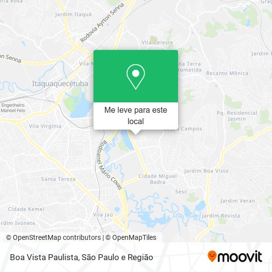 Boa Vista Paulista mapa