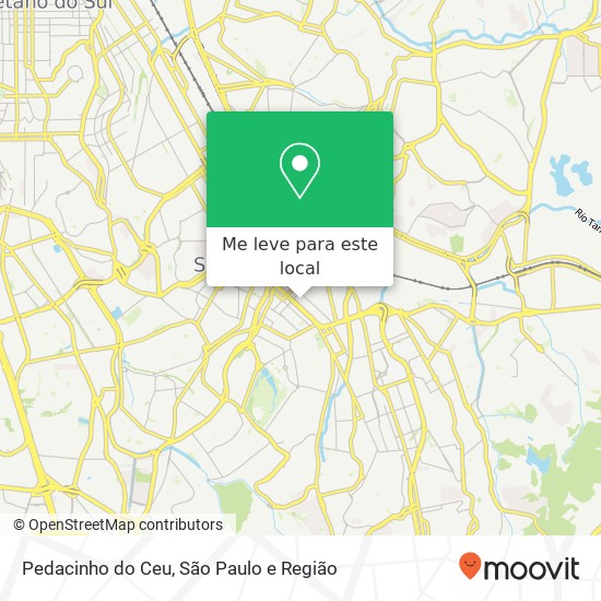 Pedacinho do Ceu mapa