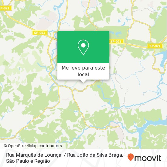 Rua Marquês de Louriçal / Rua João da Silva Braga mapa