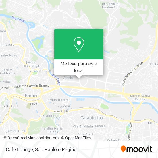 Café Lounge mapa