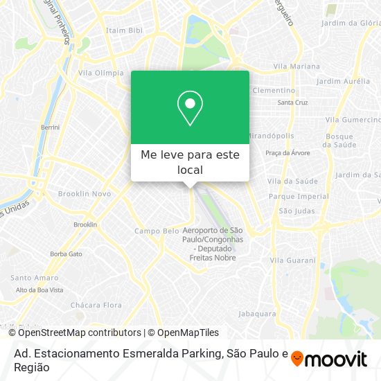 Ad. Estacionamento Esmeralda Parking mapa