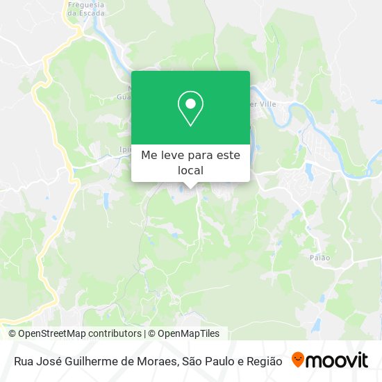 Rua José Guilherme de Moraes mapa