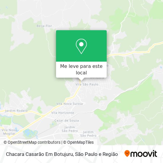 Chacara Casarão Em Botujuru mapa