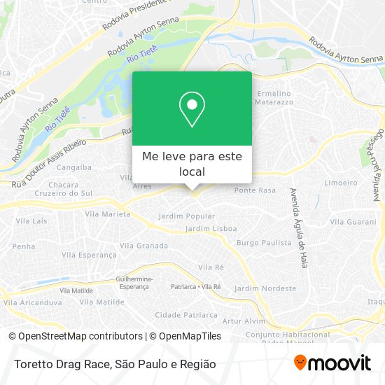 Toretto Drag Race mapa