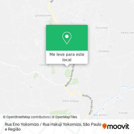Rua Eno Yokomizo / Rua Hakuji Yokomizo mapa