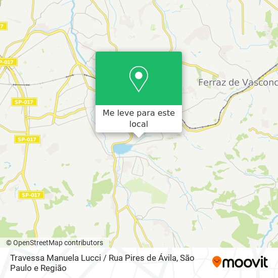 Travessa Manuela Lucci / Rua Pires de Ávila mapa