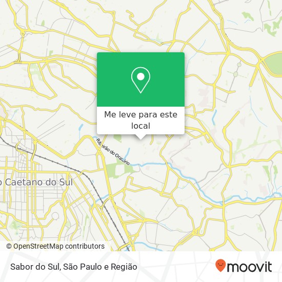 Sabor do Sul mapa