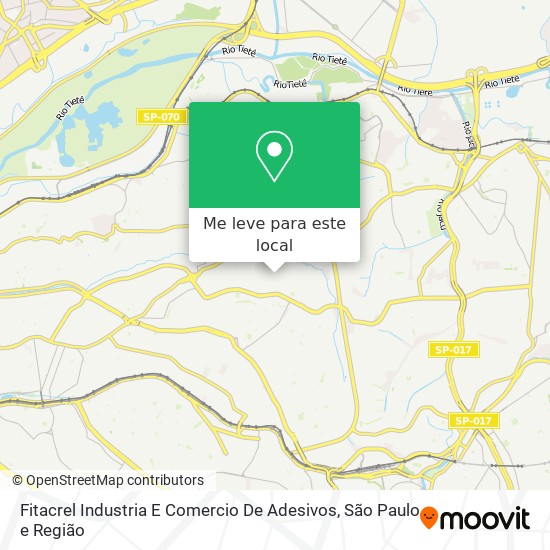 Fitacrel Industria E Comercio De Adesivos mapa