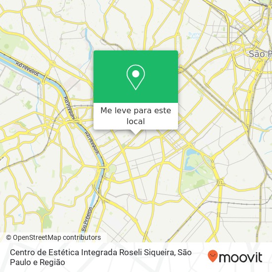 Centro de Estética Integrada Roseli Siqueira mapa
