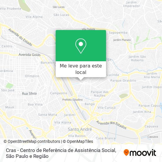 Cras - Centro de Referência de Assistência Social mapa
