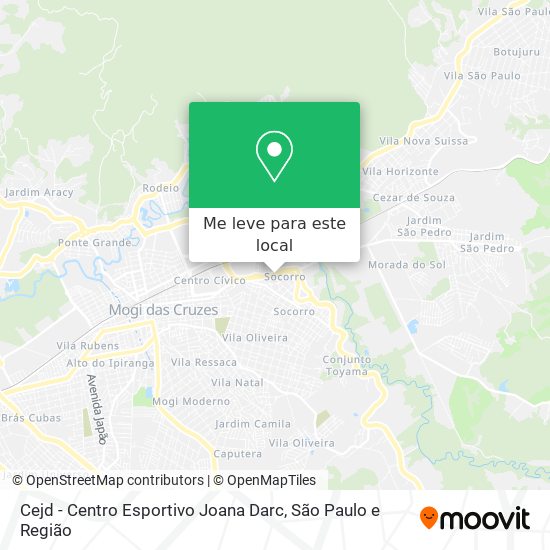 Cejd - Centro Esportivo Joana Darc mapa