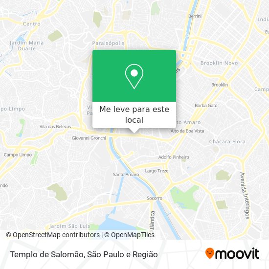 Templo de Salomão mapa