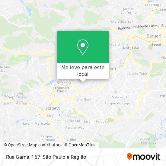 Rua Gama, 167 mapa