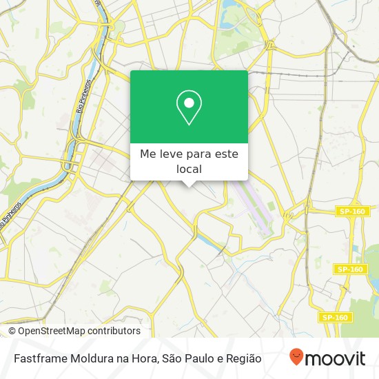 Fastframe Moldura na Hora mapa