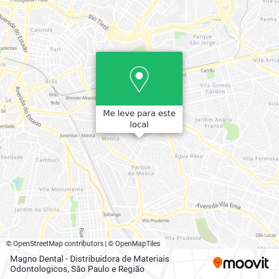 Magno Dental - Distribuidora de Materiais Odontologicos mapa