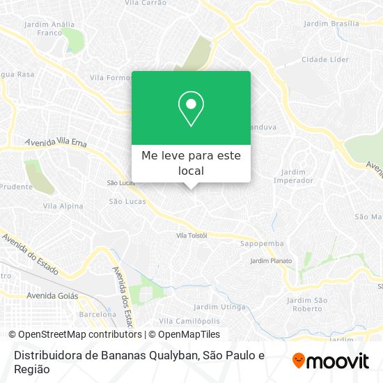 Distribuidora de Bananas Qualyban mapa