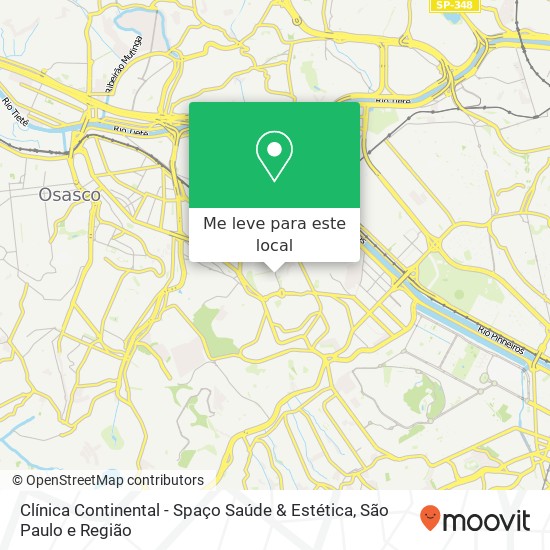 Clínica Continental - Spaço Saúde & Estética mapa