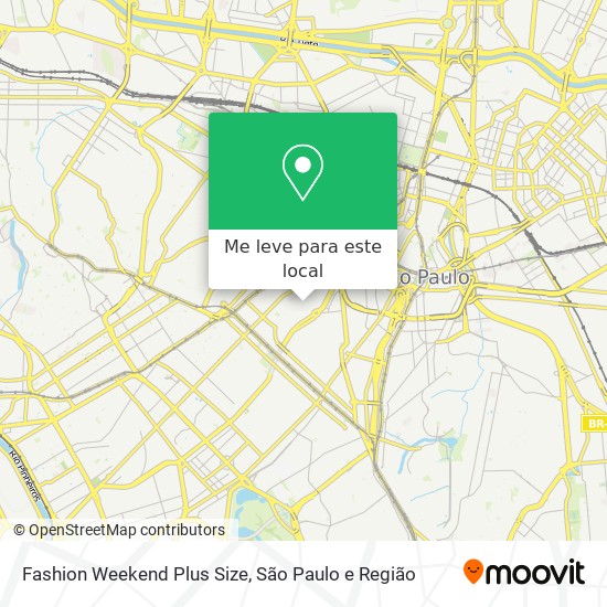 Fashion Weekend Plus Size mapa