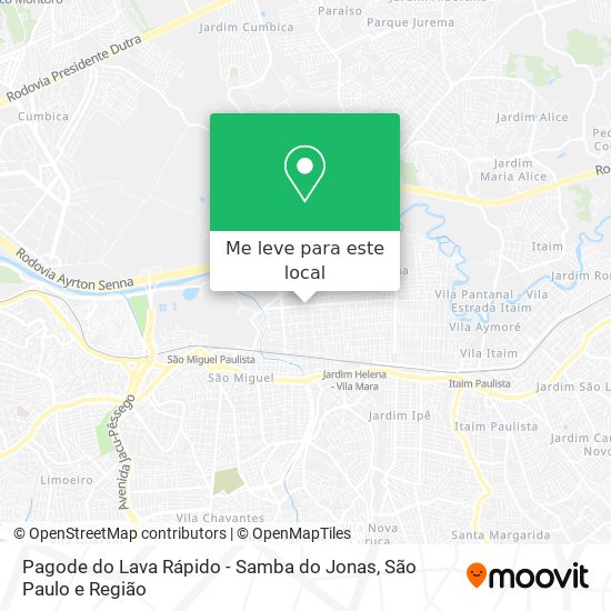 Pagode do Lava Rápido - Samba do Jonas mapa