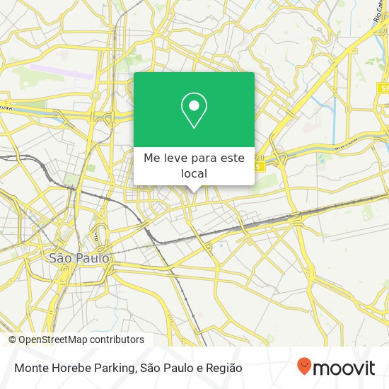 Monte Horebe Parking mapa