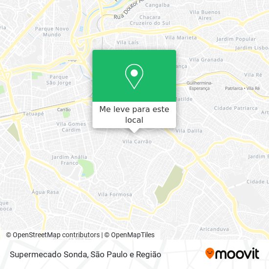 Supermecado Sonda mapa