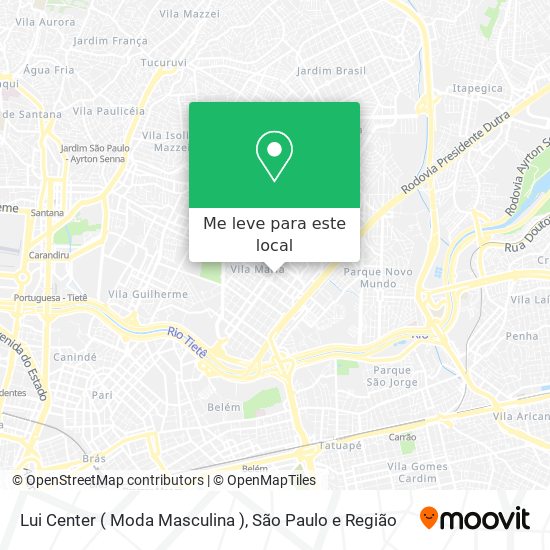 Lui Center ( Moda Masculina ) mapa