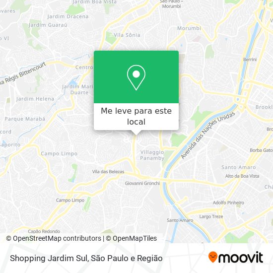 Shopping Jardim Sul mapa
