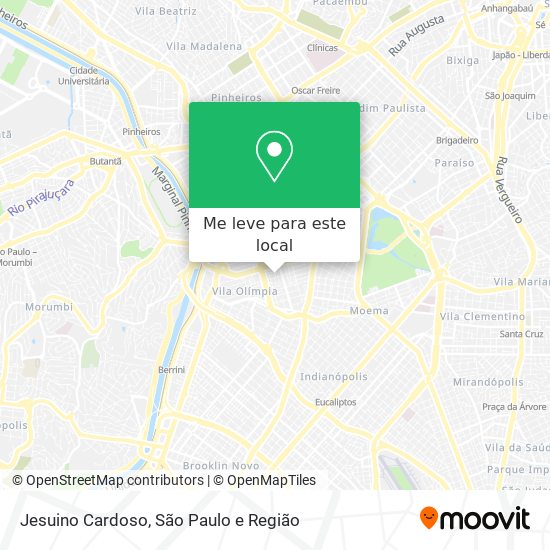 Jesuino Cardoso mapa