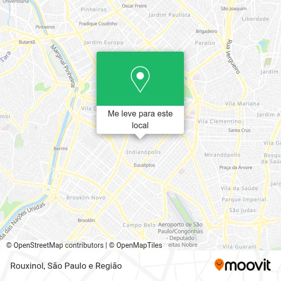 Rouxinol mapa