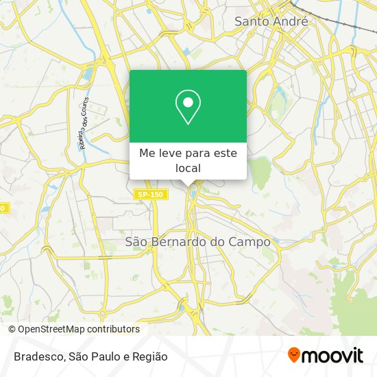 Bradesco mapa