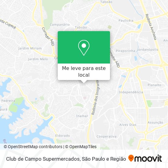 Club de Campo Supermercados mapa