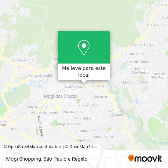 Mogi Shopping mapa