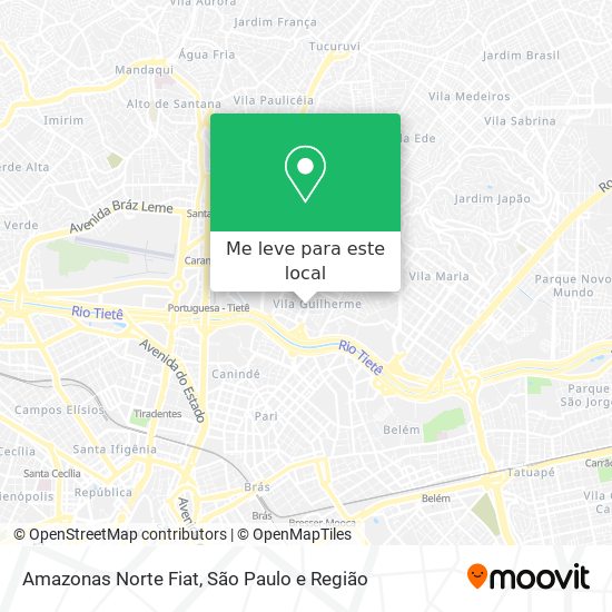 Amazonas Norte Fiat mapa