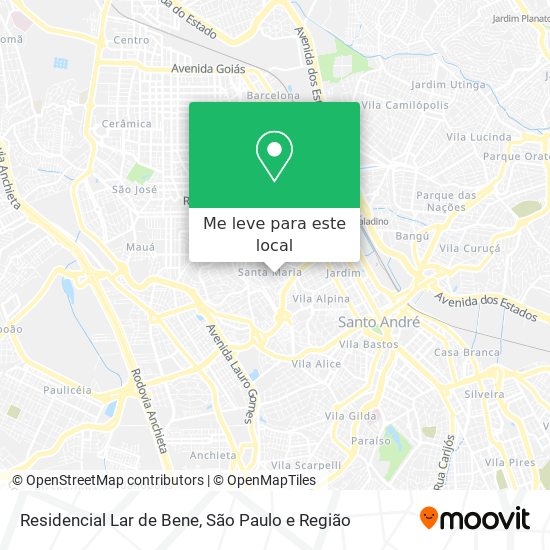 Residencial Lar de Bene mapa