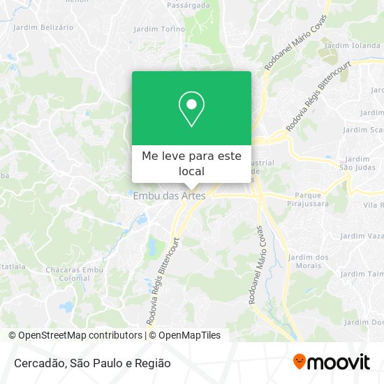 Cercadão mapa