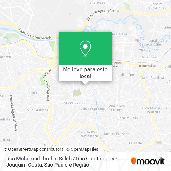 Rua Mohamad Ibrahin Saleh / Rua Capitão José Joaquim Costa mapa