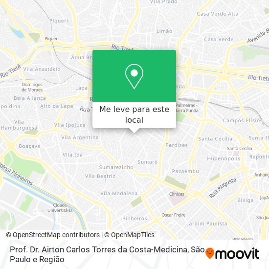 Prof. Dr. Airton Carlos Torres da Costa-Medicina mapa