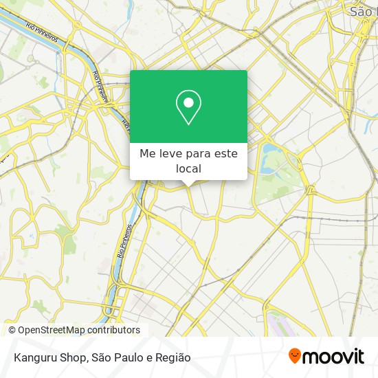 Kanguru Shop mapa