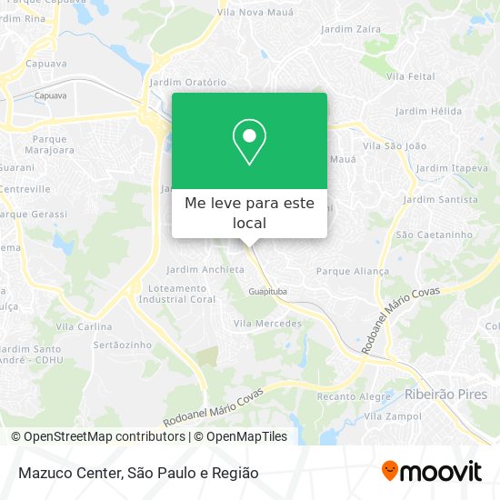 Mazuco Center mapa