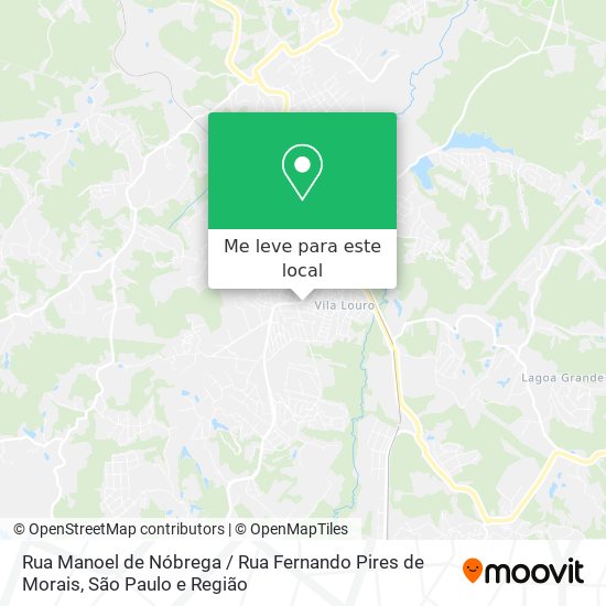 Rua Manoel de Nóbrega / Rua Fernando Pires de Morais mapa