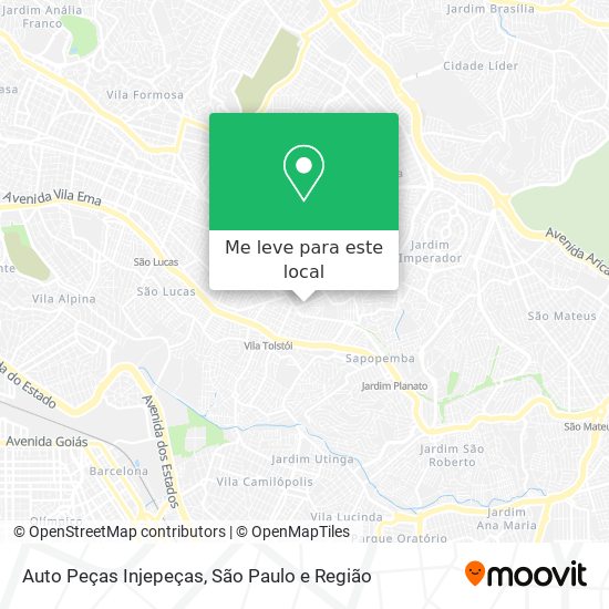 Auto Peças Injepeças mapa