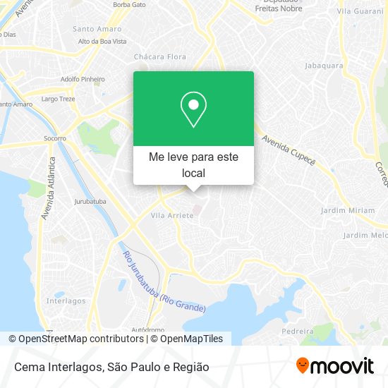Cema Interlagos mapa