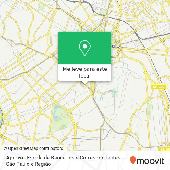 Aprova - Escola de Bancários e Correspondentes mapa