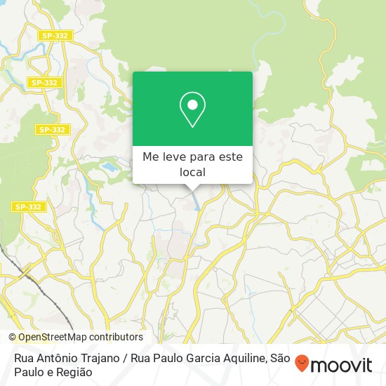 Rua Antônio Trajano / Rua Paulo Garcia Aquiline mapa