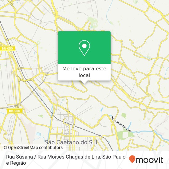 Rua Susana / Rua Moises Chagas de Lira mapa