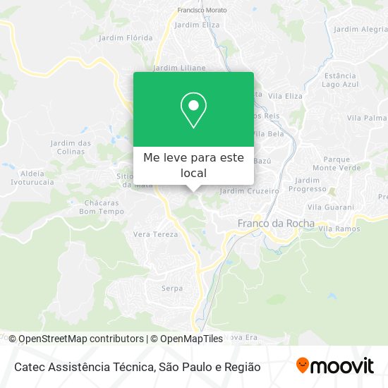 Catec Assistência Técnica mapa