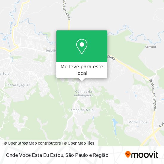 Onde Voce Esta Eu Estou mapa