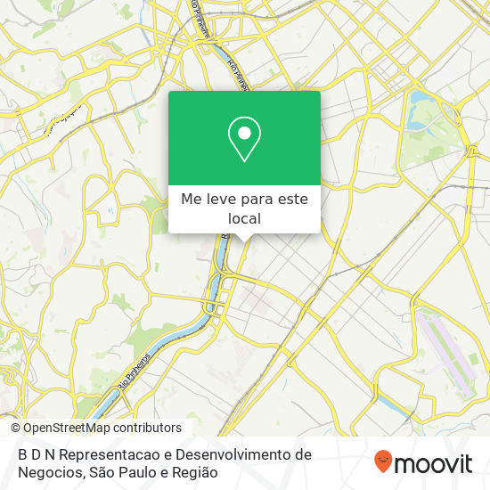 B D N Representacao e Desenvolvimento de Negocios mapa